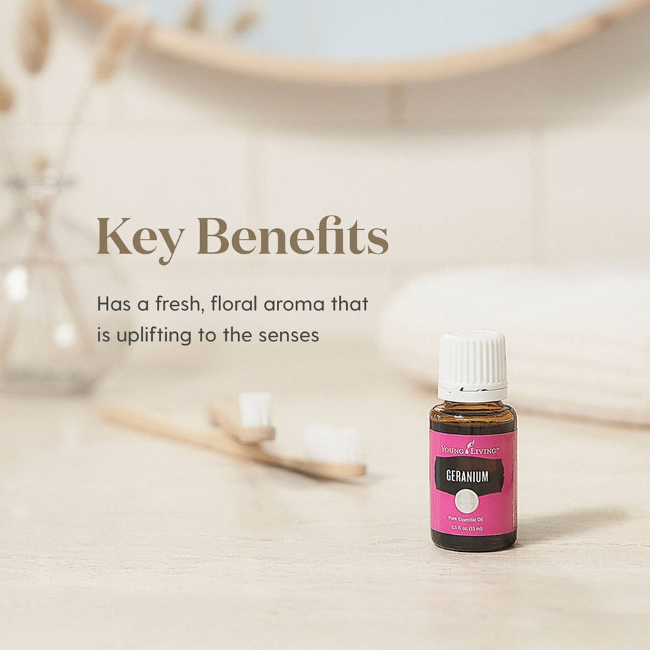 Young Living Geranium Essential Oil - 15ml – Essential Oil Life