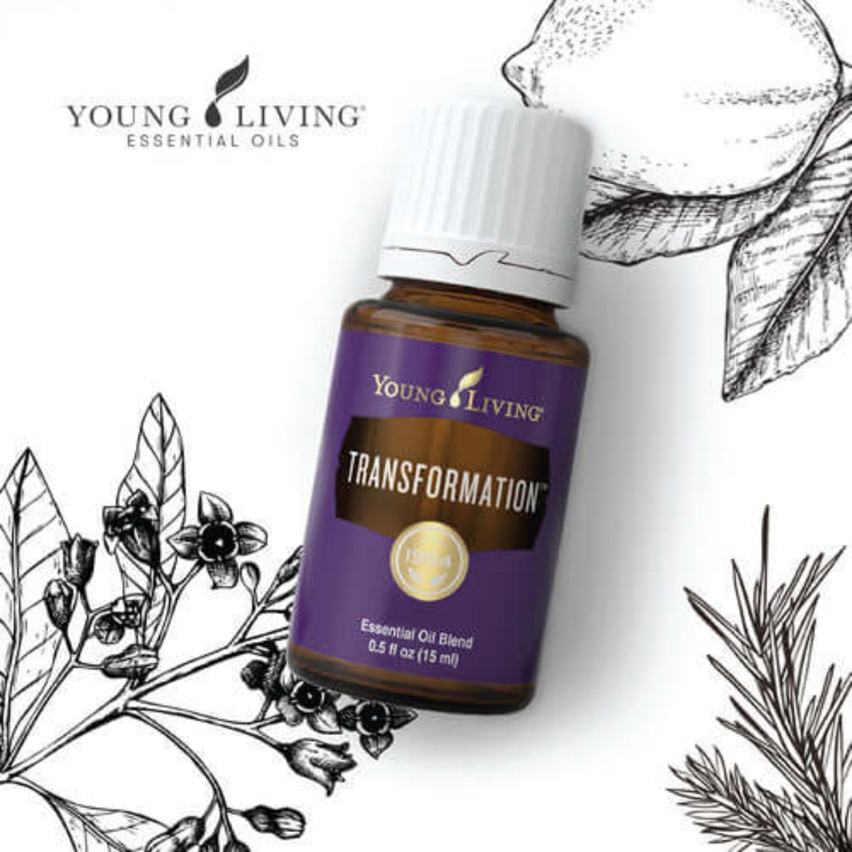 Young Living Transformation Essential Oil Blend - 15ml – Essential
